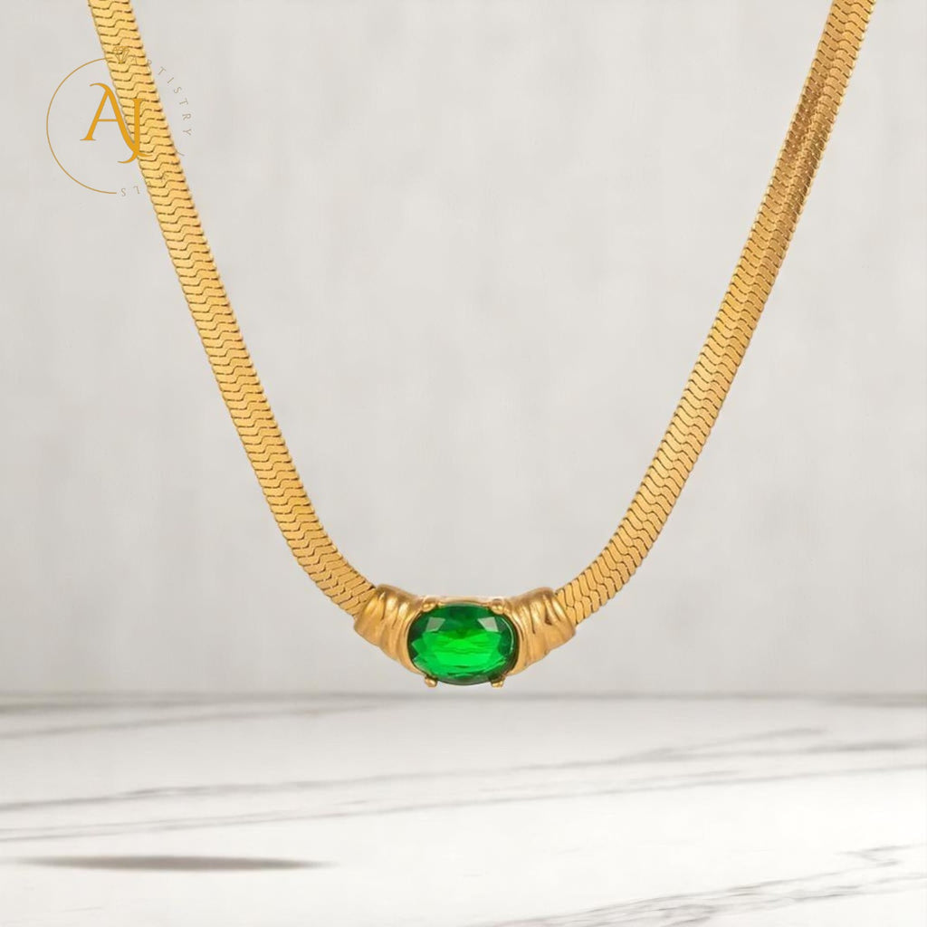 Emerald Drape Bracelet