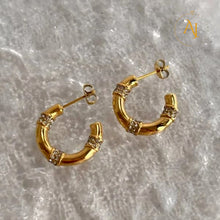 Gilded Dusk Hoops