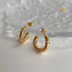 Gilded Dusk Hoops