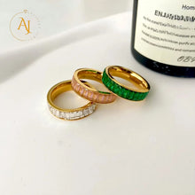 Luxe Baguette Band Ring