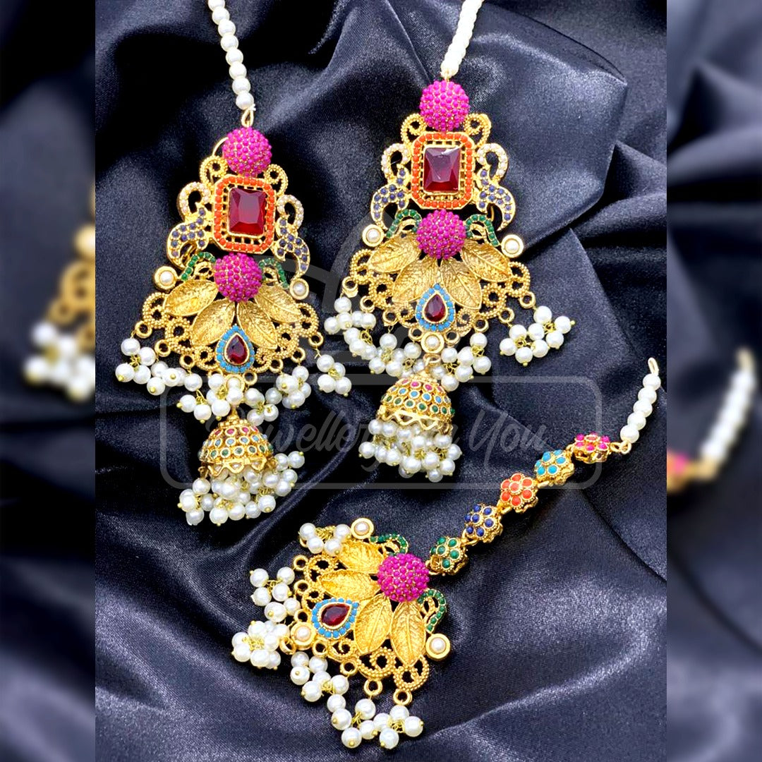 Nauratan Tikka and Earrings