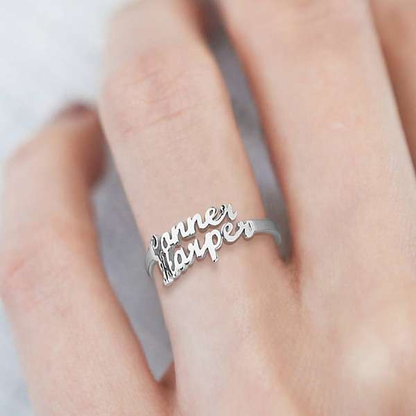 Personalize name ring