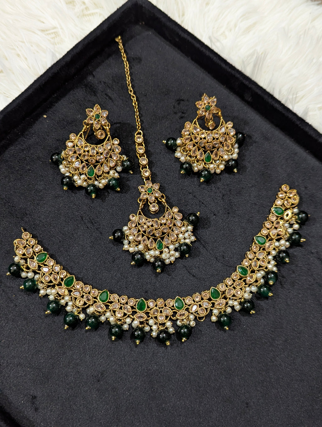 Zar-e-Noor Polki Set
