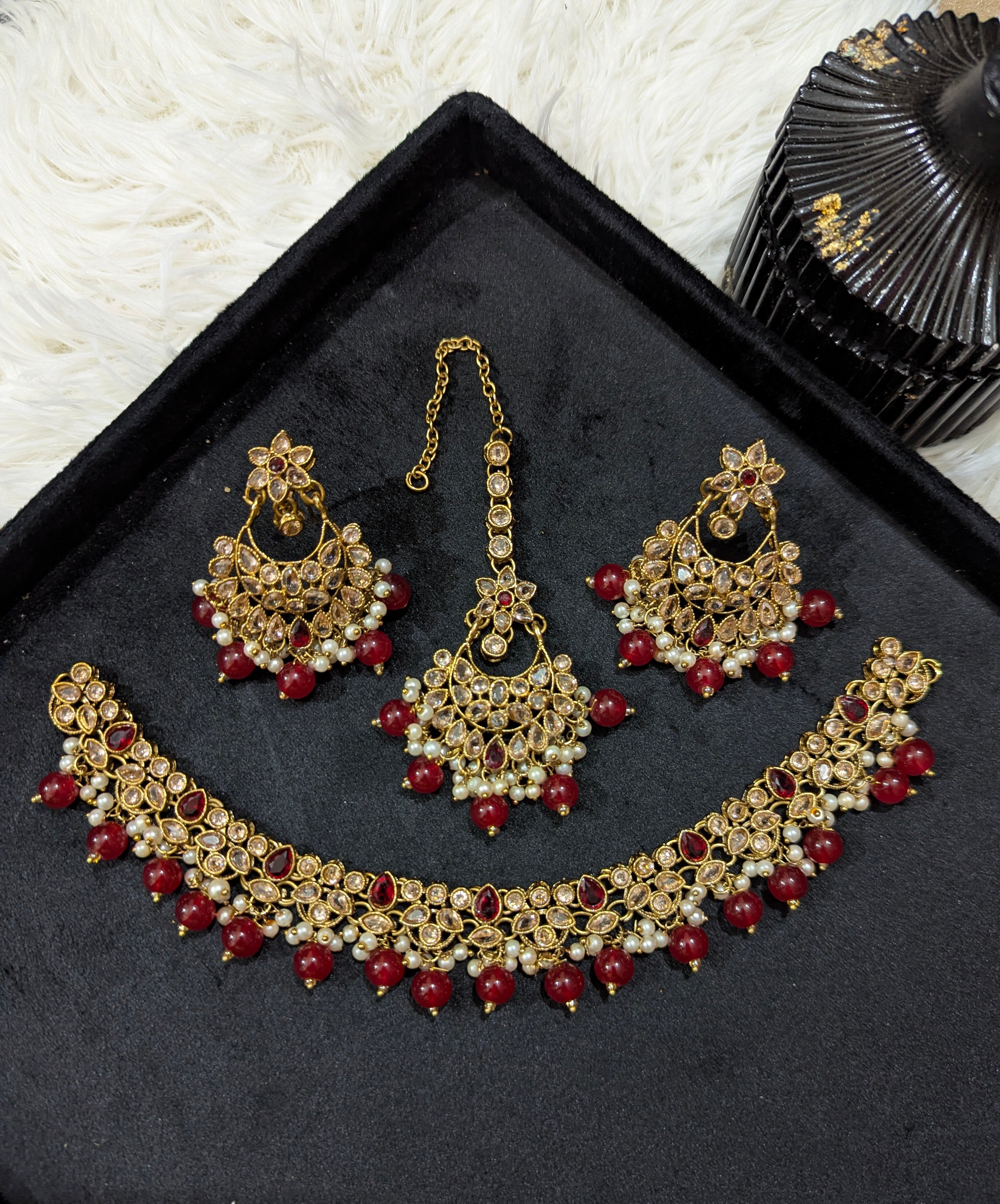 Zar-e-Noor Polki Set