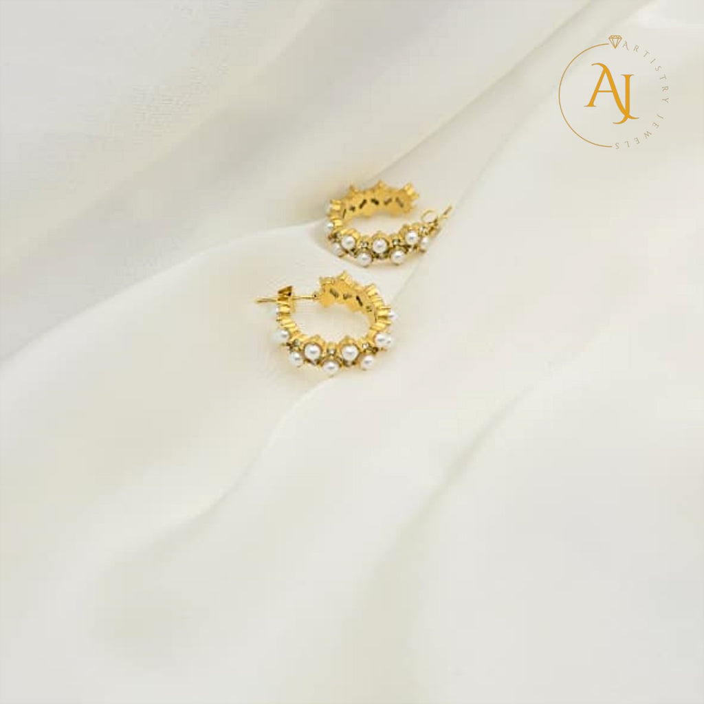 Pearl Radiance Hoops
