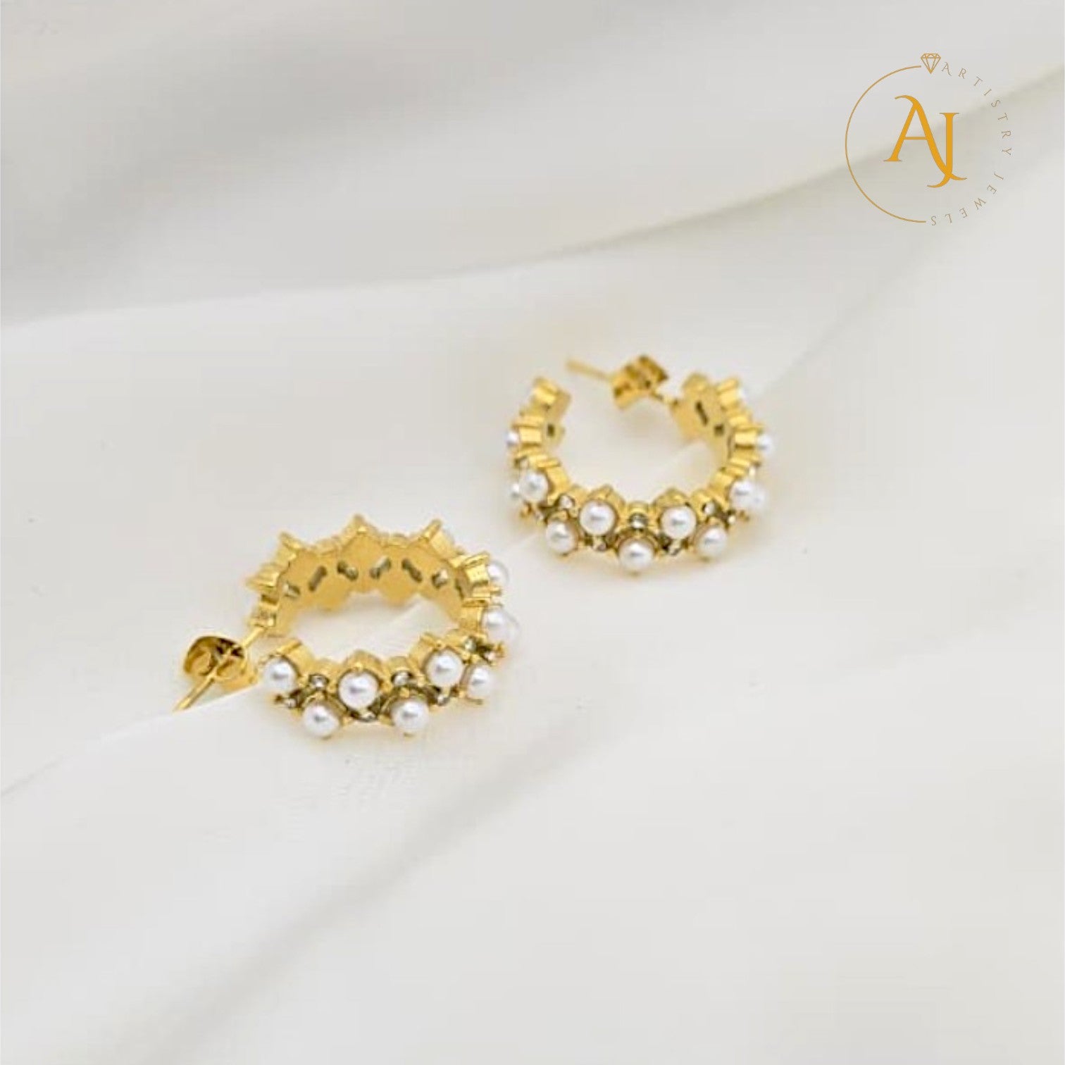 Pearl Radiance Hoops