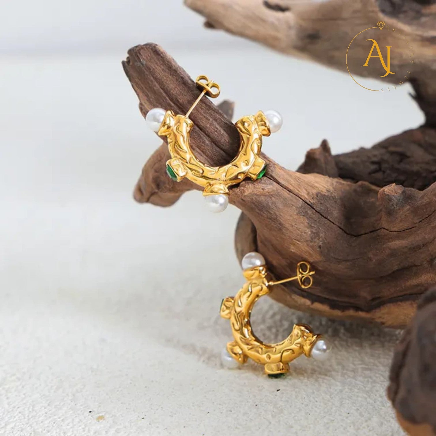 Regal Bloom Hoops