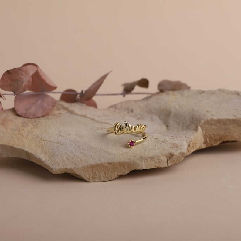 Personalized Name Ring