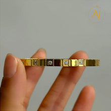 ZircaGlow Square Bangle