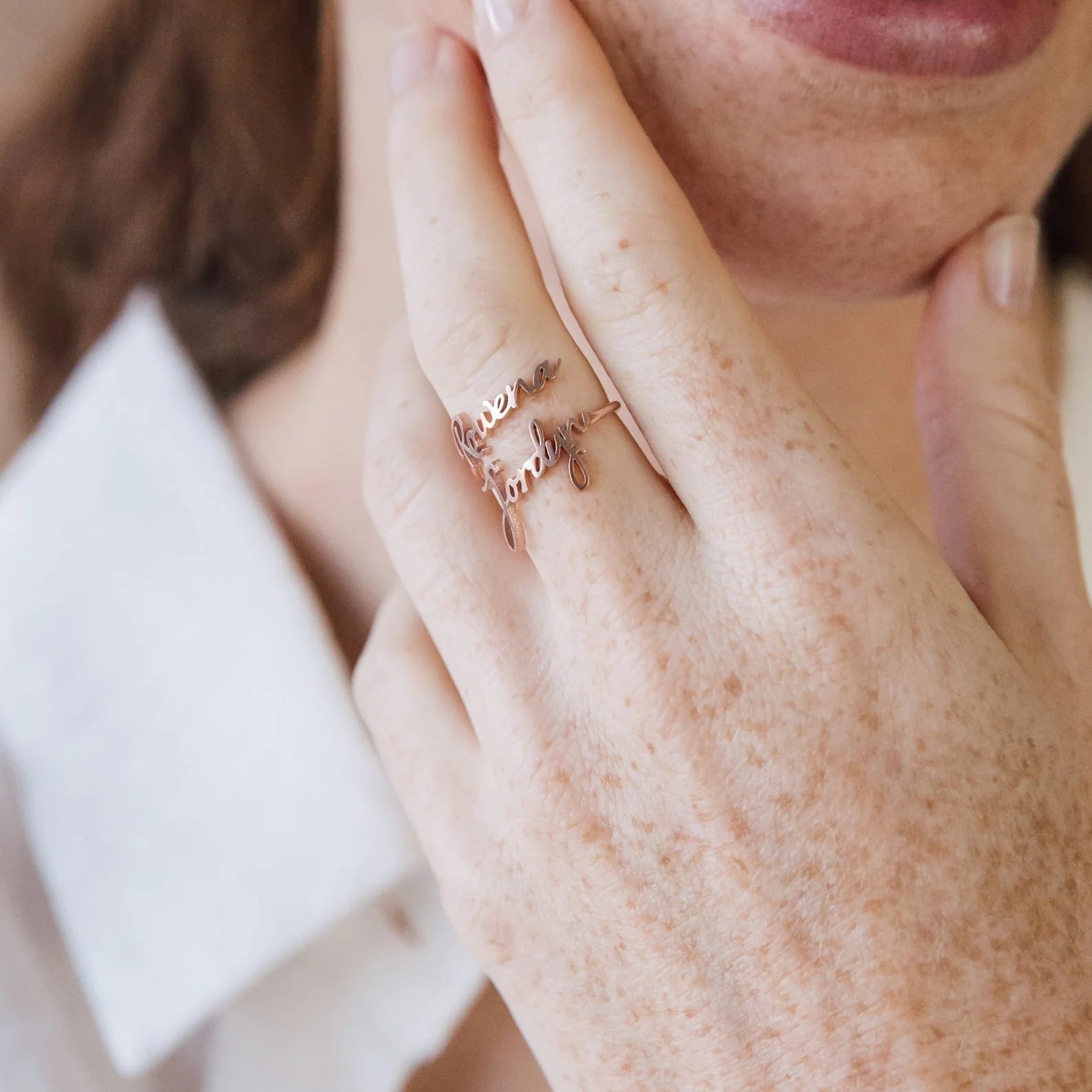 Personalize Gold and Silver ring for your love ones