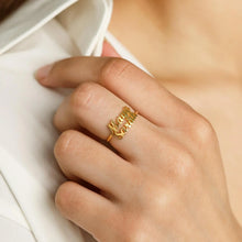 Personalize Gold and Silver ring for your love ones