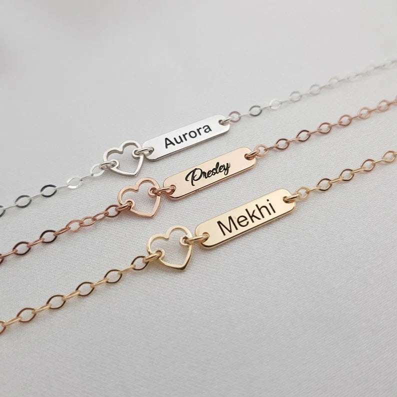 Glimza Personalized Name Bracelet