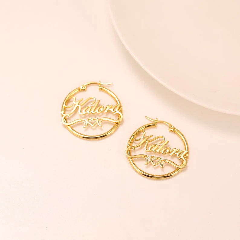 Personalized Name Earrings