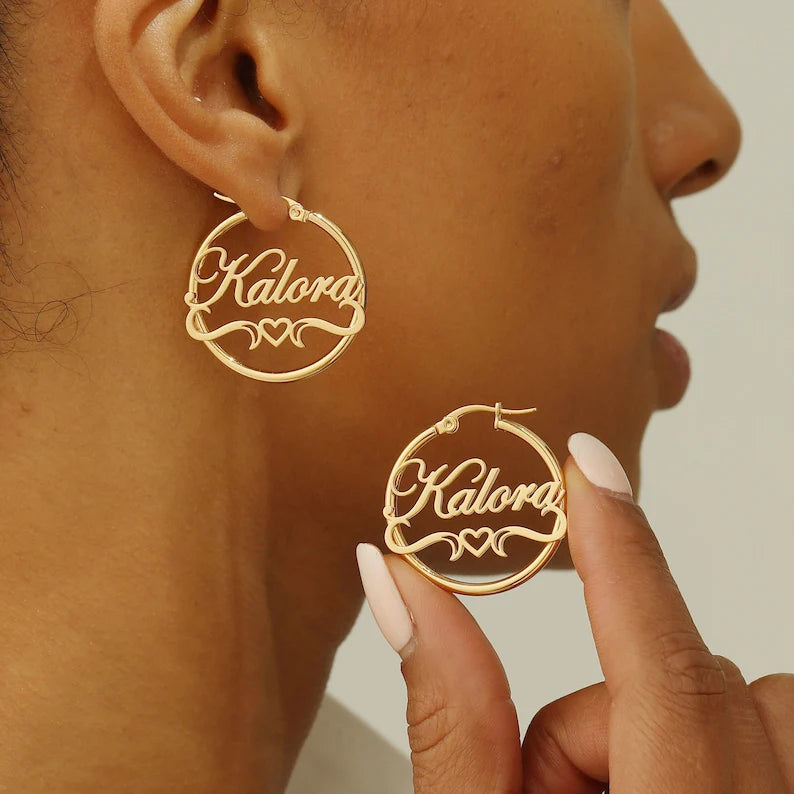 Personalized Name Earrings