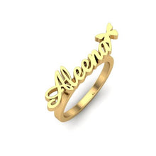 Personalize name ring